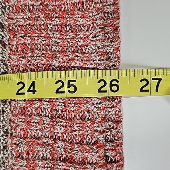 Westport heathered stripe sweater, fall colors. Size Medium - Picture 11 of 11